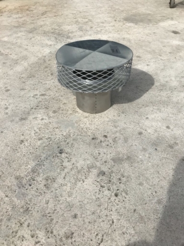 Palm Beach County Sheet Metal Chimney Termination Cap photo