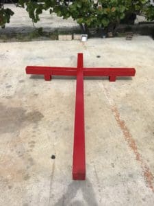 sheet metal cross for church in margate, fl
